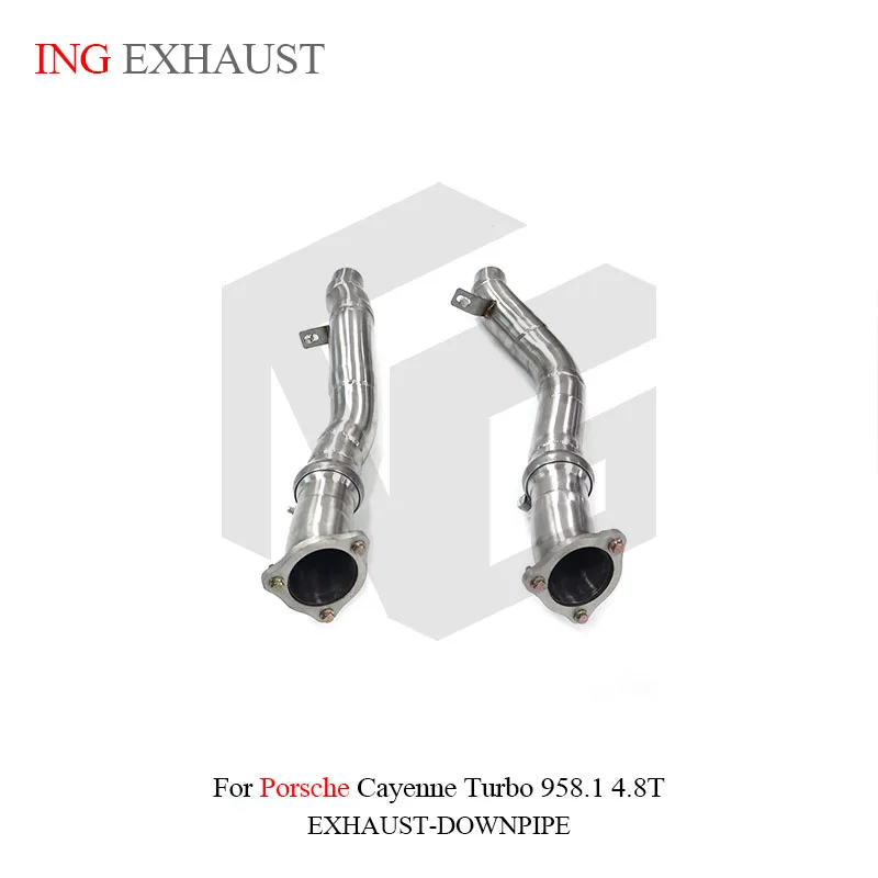 BNB Titaniumz Exhaust Resonant Front Pipe Porsche Cayenne Turbo 958.1 4.8T