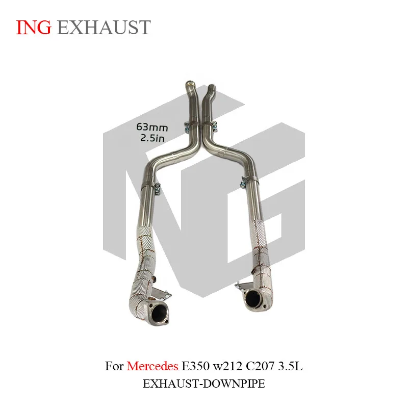 BNB Titaniumz Stainless Steel Downpipe Mercedes E350 W212 C207 3.5L