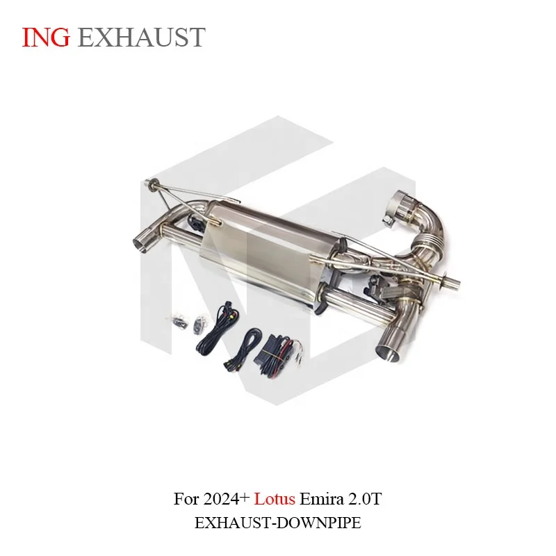 BNB Titaniumz Valved Exhaust Catback Lotus Emira 2.0T 120x50x40cm Silvery
