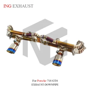 BNB Titaniumz Catback Exhaust Muffler Valve for Porsche 718 GT4