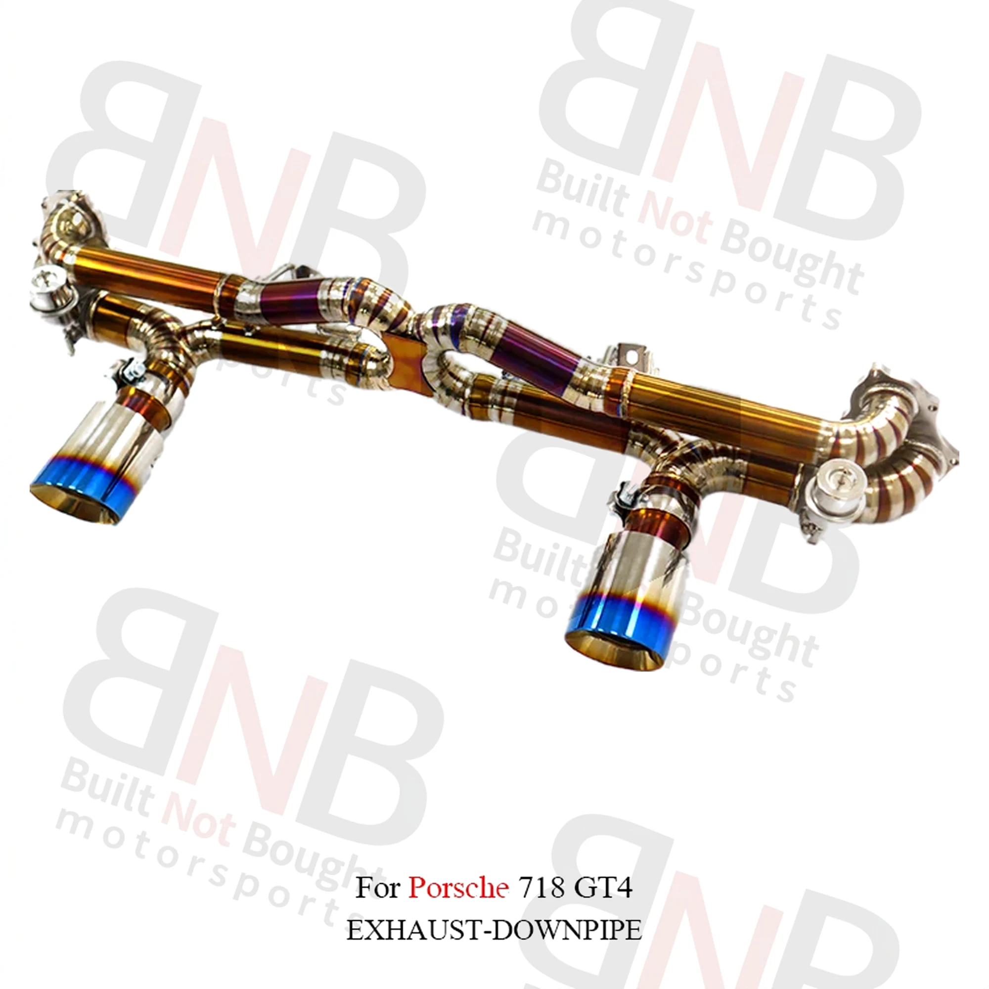 BNB Titaniumz Catback Exhaust Muffler Valve for Porsche 718 GT4