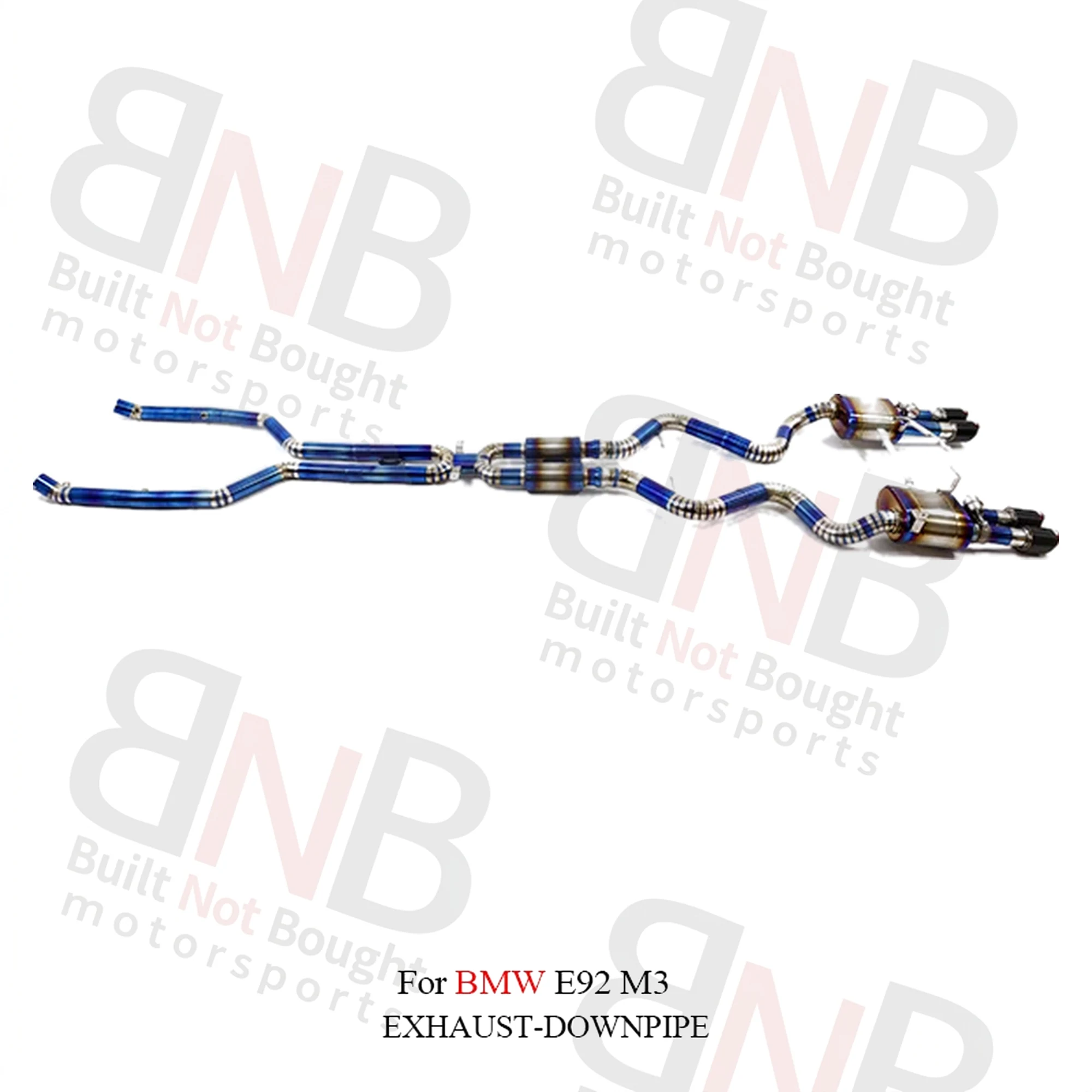 BNB Titaniumz Valve Switch Catback Exhaust Pipe Titanium Alloy for BMW E92 M3 2007-2013