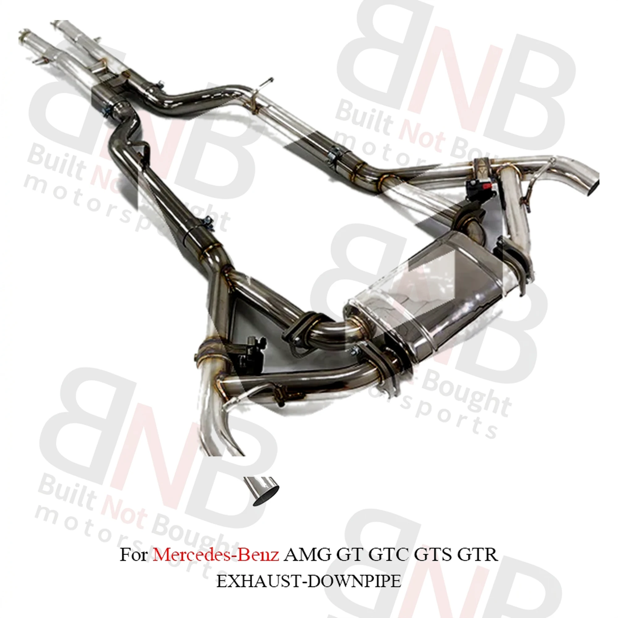 BNB Titaniumz Stainless Steel Valvetronic Catback Exhaust for Mercedes AMG GT