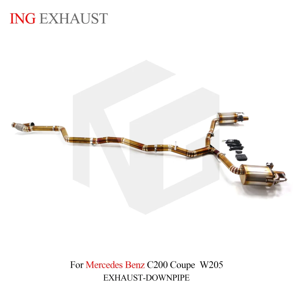 BNB Titaniumz Valvetronic Exhaust Titanium Catback for Mercedes C200 W205