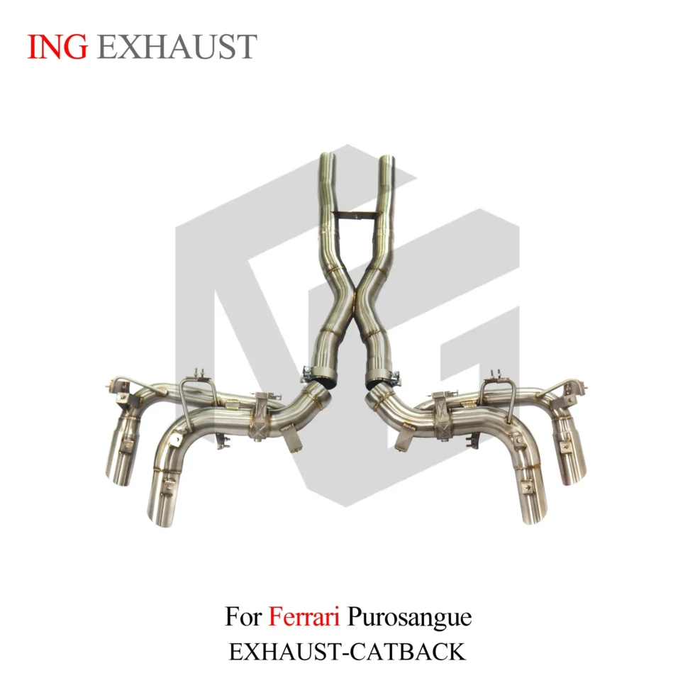 BNB Titaniumz Ferrari Purosangue 6.5L Catback Exhaust System