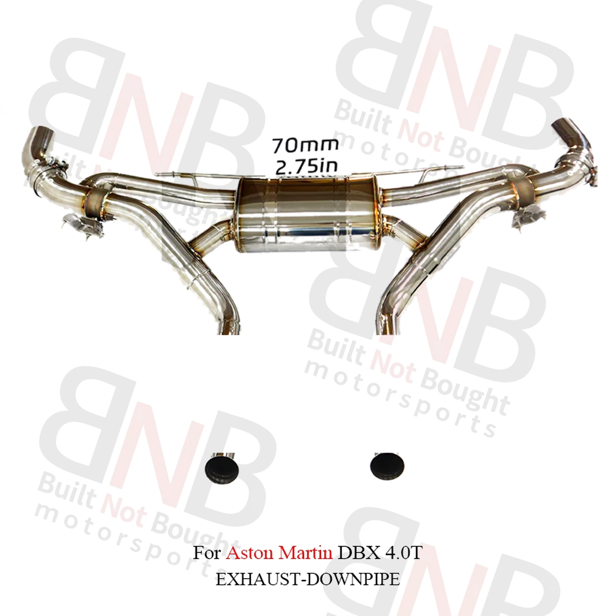 BNB Exhaust Catback Stainless Steel Pipes for Aston Martin DBX 4.0T
