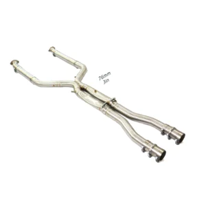 BNB Titaniumz Exhaust Front Tube for BMW M8 LCI High Flow Performance Silvery