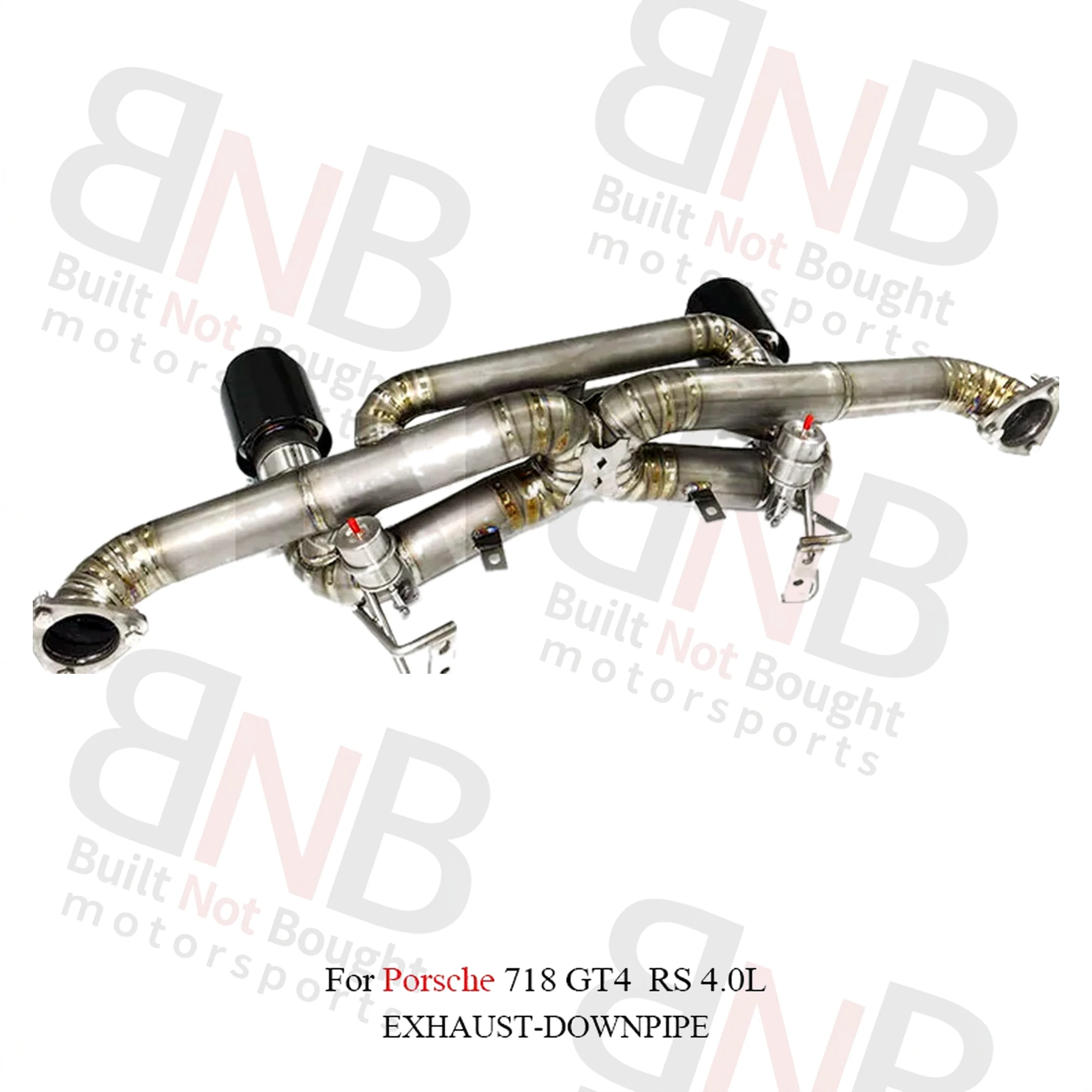BNB Titaniumz Porsche 718 GT4 RS Catback Exhaust System Titanium Alloy