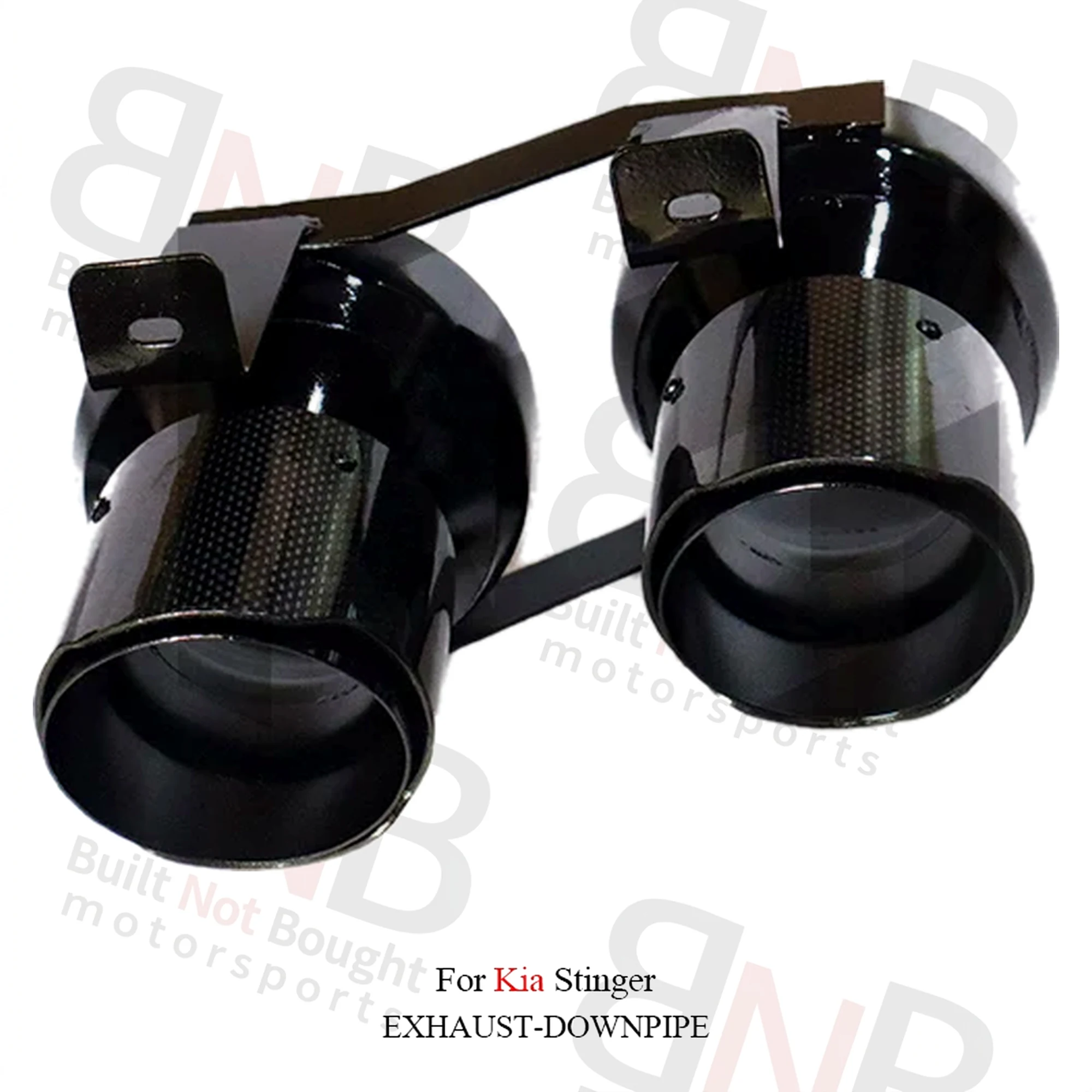 BNB BNB Titaniumz Exhaust System Stainless Steel for Kia Stinger Silvery 80x40x30