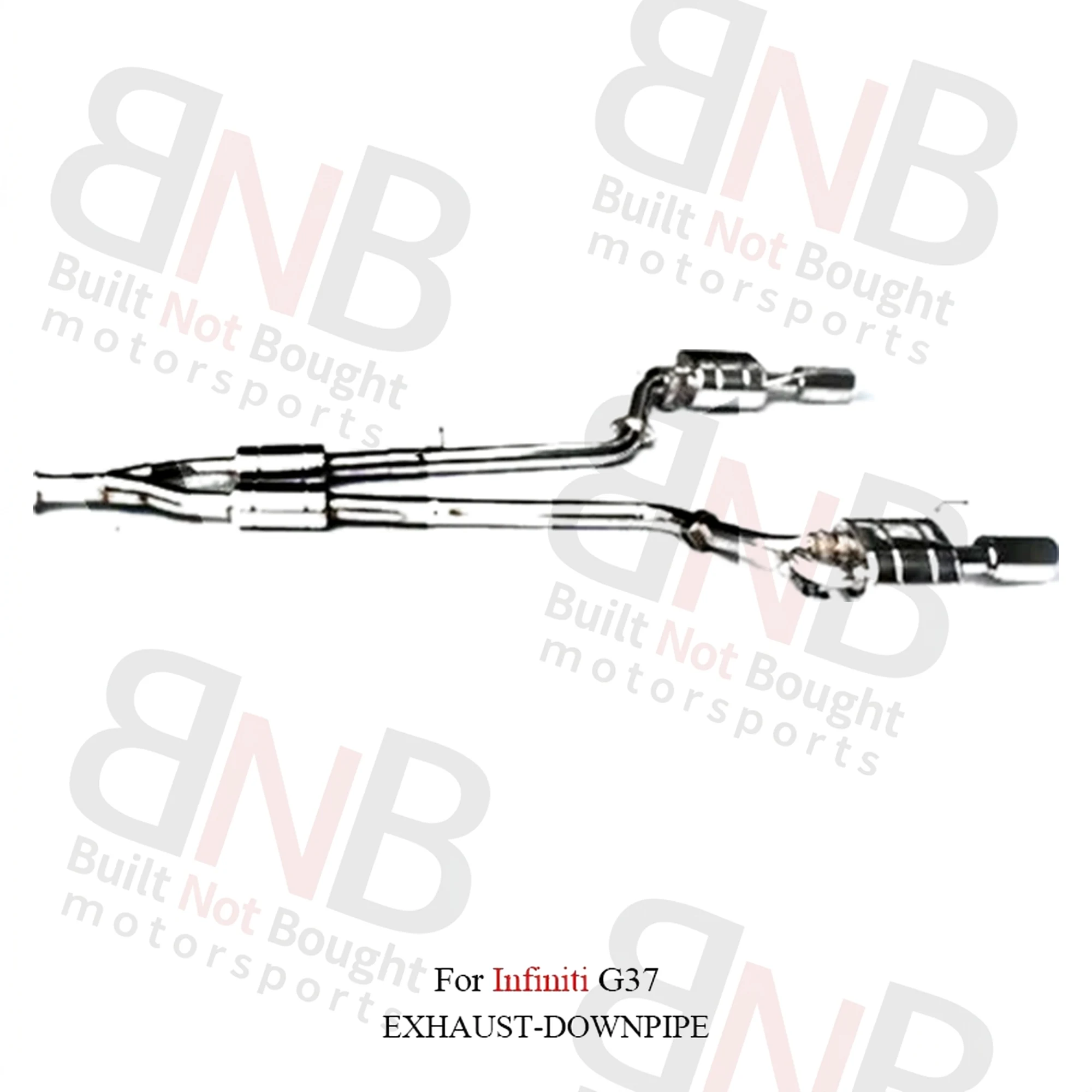 ING A*uto Performance Parts for Infiniti G25 2007+ Infiniti G37 2.5 3.7 Stainless Steel Catback Exhaust With Valve S*witch