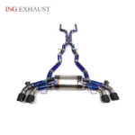 BNB Titaniumz Titanium Catback Exhaust Pipe Variable Valve BMW M8