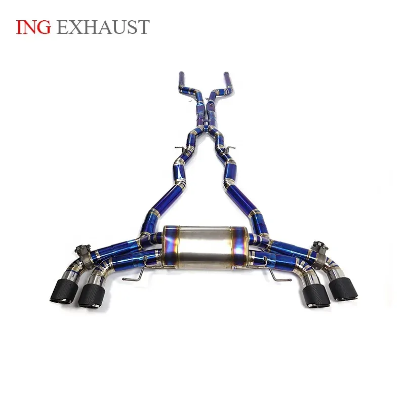 BNB Titaniumz Titanium Catback Exhaust Pipe Variable Valve BMW M8