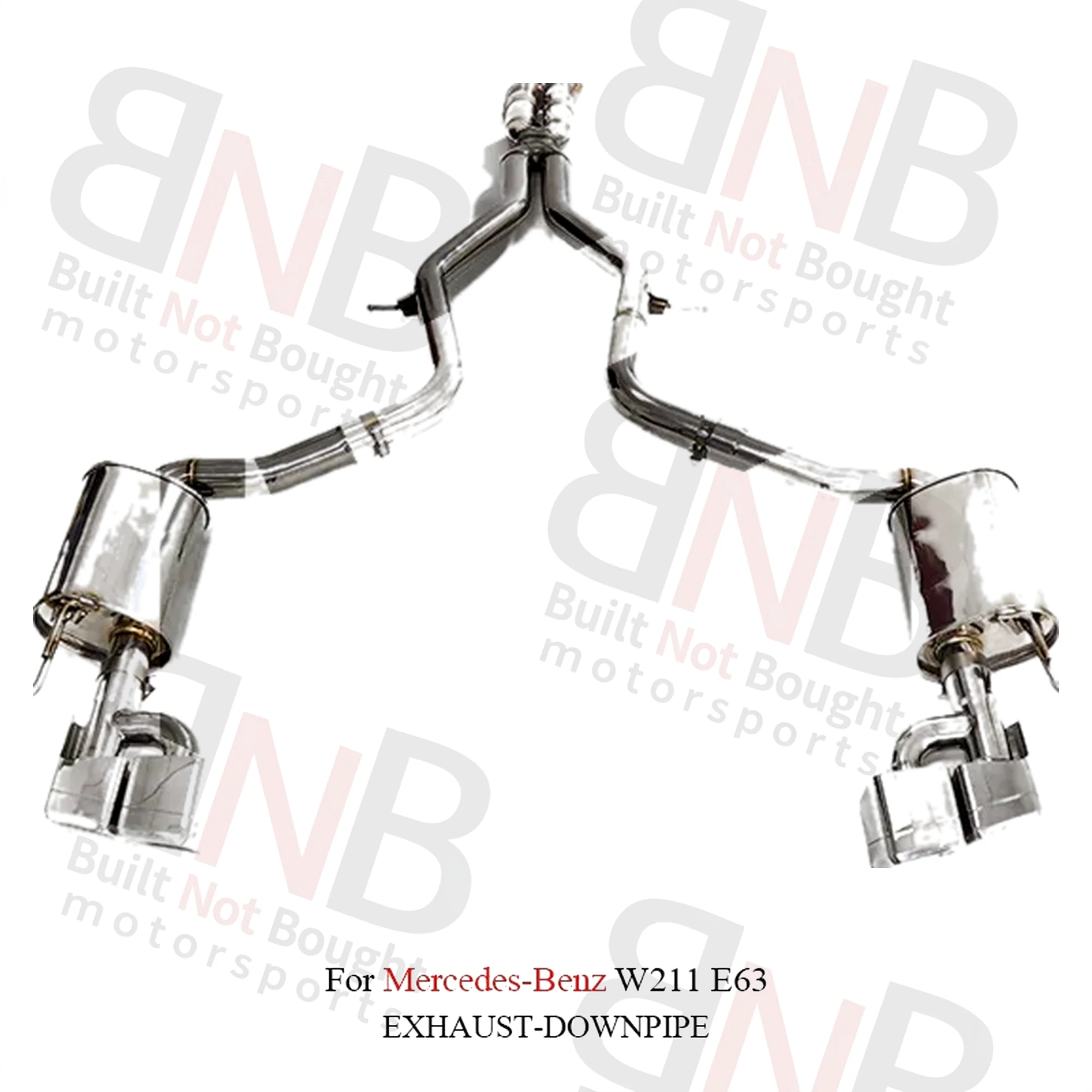 BNB Titaniumz Catback Exhaust 304 Stainless Steel Mercedes E63 W211 6.2L