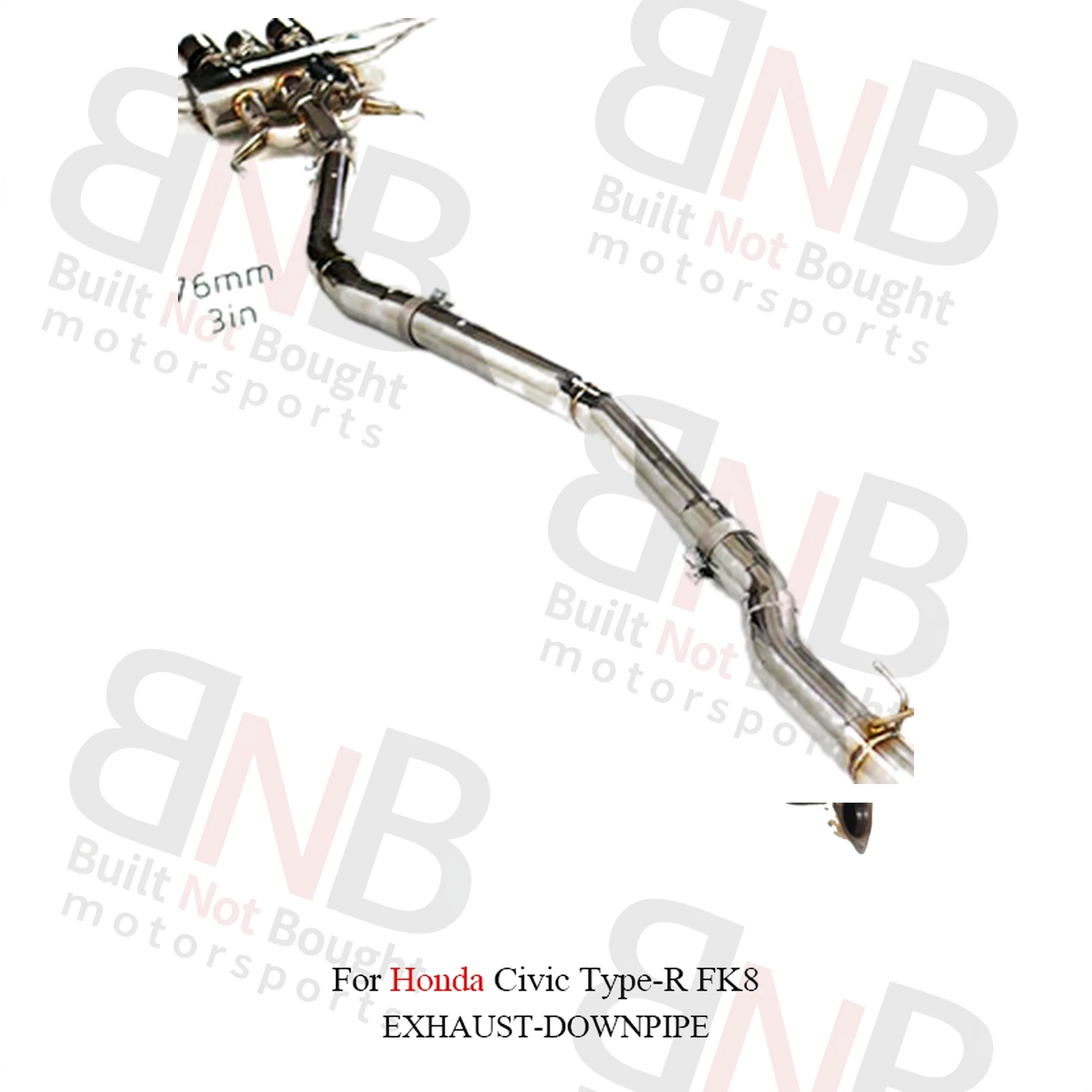 BNB Valvetronic Exhaust Catback System for Honda Civic Type-R FK8