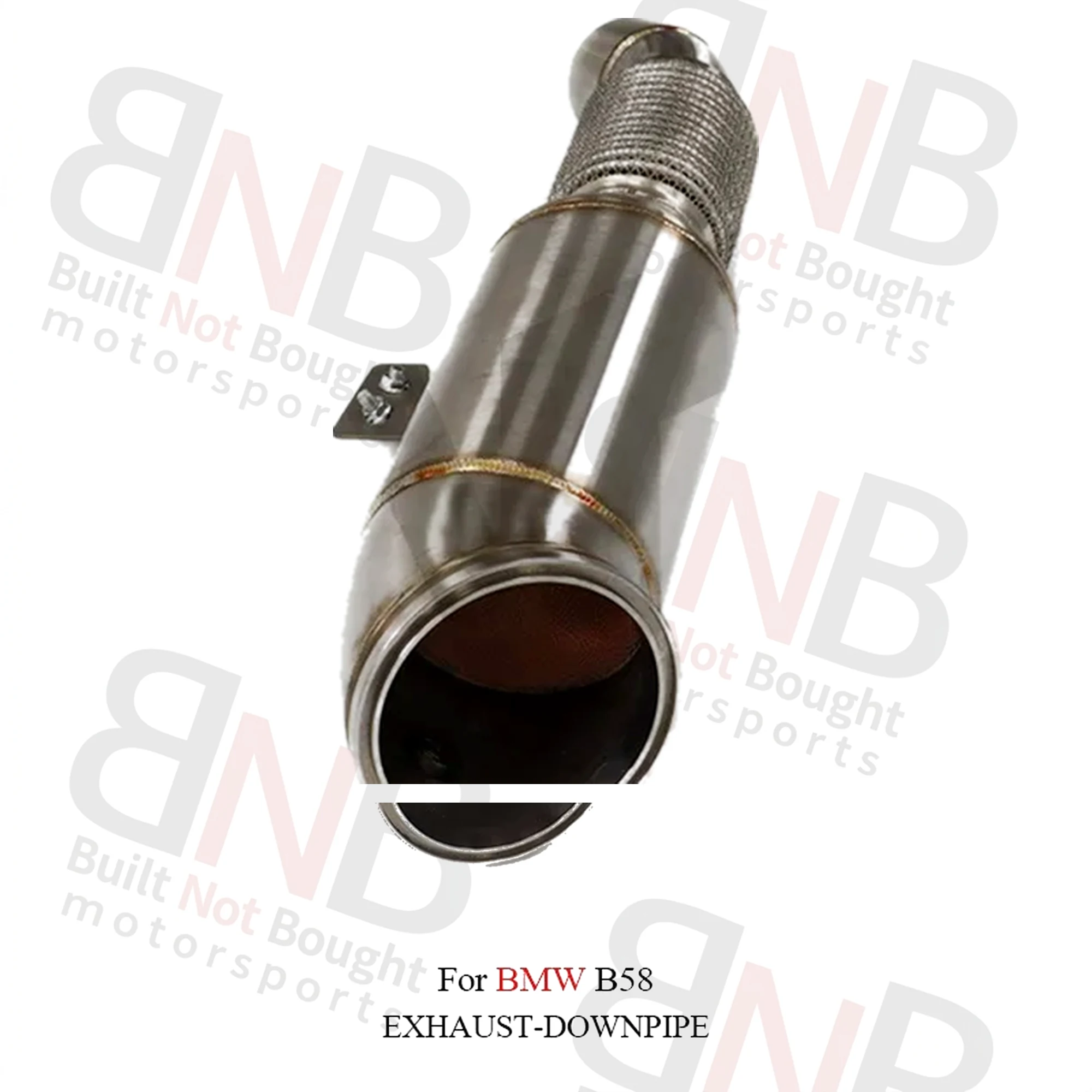 BNB Titaniumz Stainless Steel Exhaust Downpipe for BMW B58 Silvery 80x40x30cm