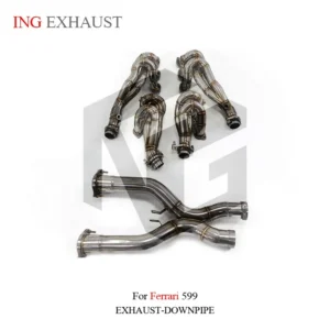 BNB Titaniumz High-Flow Stainless Steel Header Exhaust Manifold for Ferrari 599