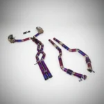 BNB Titaniumz Catback Exhaust Pipe for Audi RS6 C8 4.0T Valve Purple 120x60x30cm