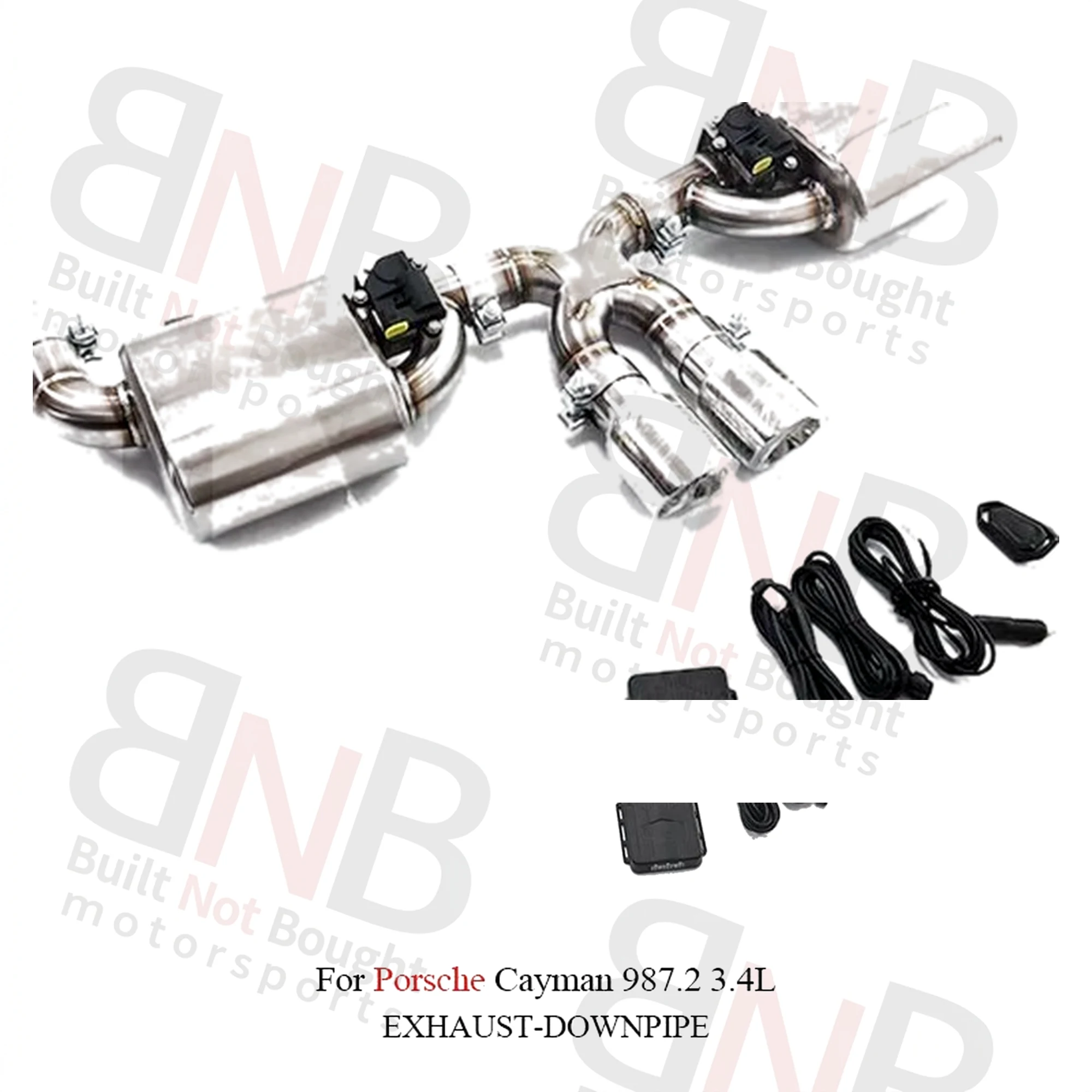 BNB Stainless Steel Exhaust Valve Catback for Porsche Cayman 987.2