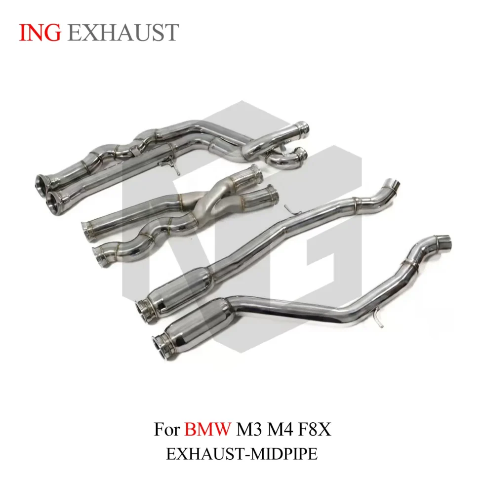 BNB BMW M3 M4 F8X Stainless Steel Midpipe With Z-Pipe