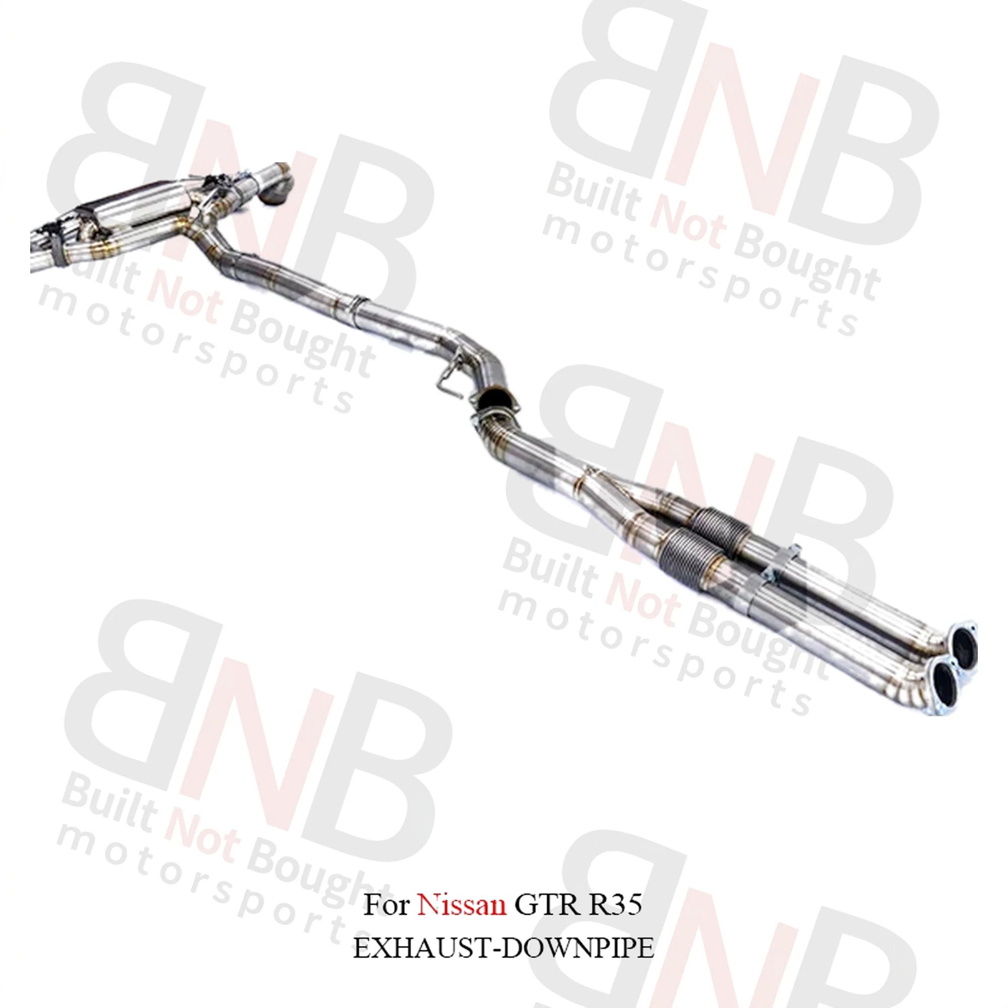 BNB Titaniumz Valvetronic Exhaust For Nissan GTR R35 Catback Front Pipe