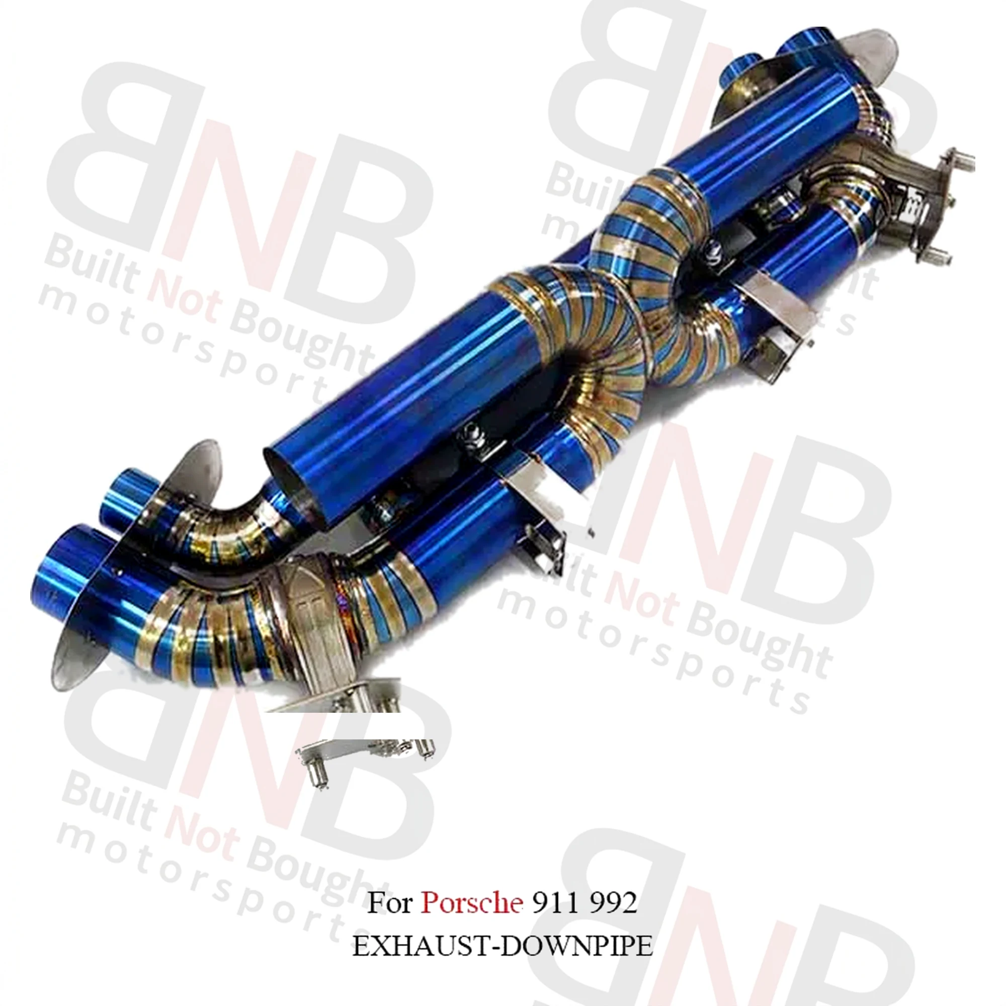 BNB Titaniumz Exhaust System OEM Valved Catback for Porsche 911 992