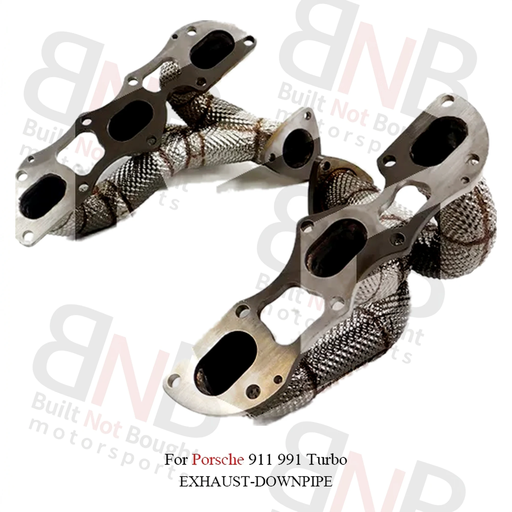 BNB Titaniumz Exhaust Downpipe Manifold for Porsche 911 991 120x60x30