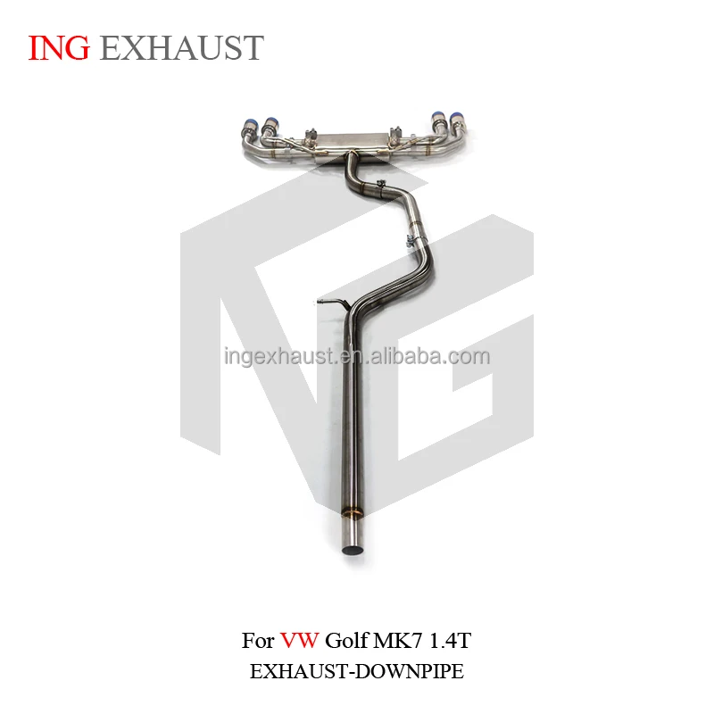 BNB Titaniumz Catback Exhaust System for VW Golf7 MK7 1.4T 1.6L