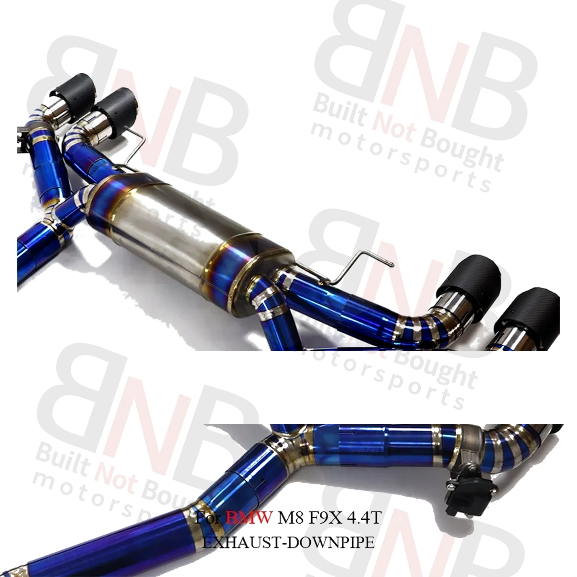 BNB Titaniumz Titanium Catback Exhaust Pipe Variable Valve BMW M8