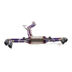 BNB Titaniumz Titanium Alloy Catback for Lamborghini URUS 4.0T V8 Purple