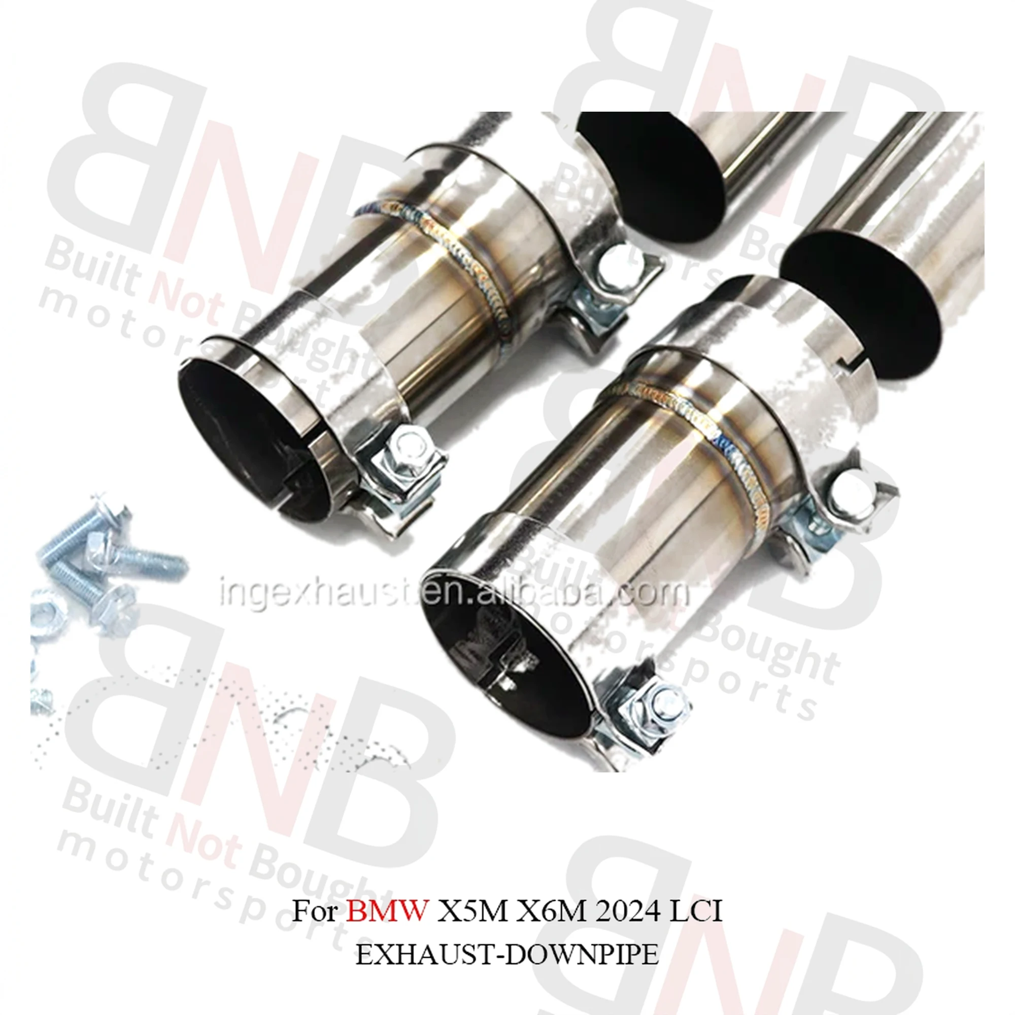 BNB Titaniumz Performance Mid Pipe BMW X5M X6M F95 F96 LCI 2020-2023 4.4T S63 V8