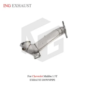 BNB Titaniumz Stainless Steel Exhaust Downpipe for Chevrolet Malibu 1.5T Silvery 80x40x30