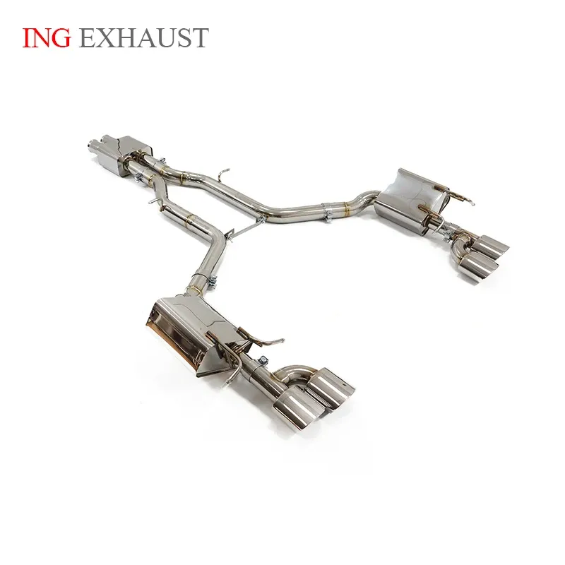 BNB Titaniumz Mercedes-Benz C63 W204 Catback Exhaust Stainless Steel Valved