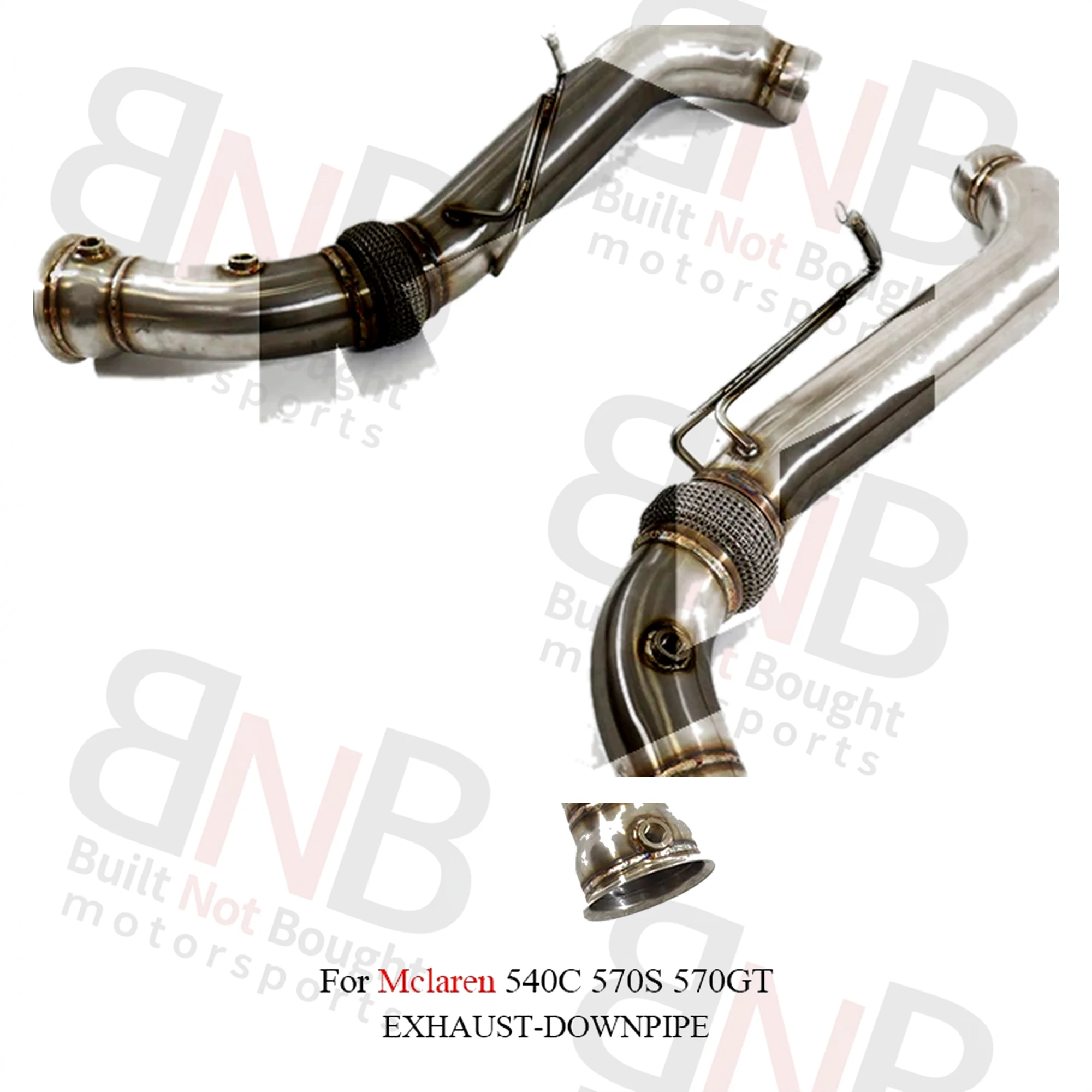 BNB Titaniumz Downpipe Exhaust for McLaren 570S 540C 570GT 3.8T V8