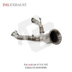 BNB Titaniumz Audi A7 C8 4WD 3.0T Downpipe Exhaust System SS304