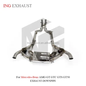 BNB Titaniumz Stainless Steel Exhaust Catback Valve Mercedes AMG GT GTC GTS GTR