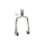 BNB Stainless Exhaust Downpipe for Mercedes E350 W212 3.5L Silvery 120x60x50mm