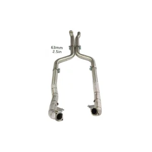 BNB Stainless Exhaust Downpipe for Mercedes E350 W212 3.5L Silvery 120x60x50mm