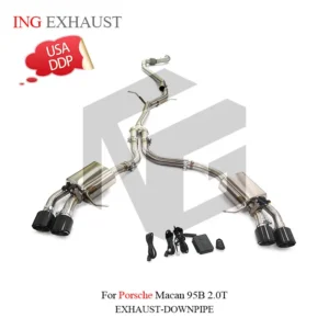 BNB for Porsche Macan 95B 2.0T Stainless Steel Exhaust Catback Front Pipe