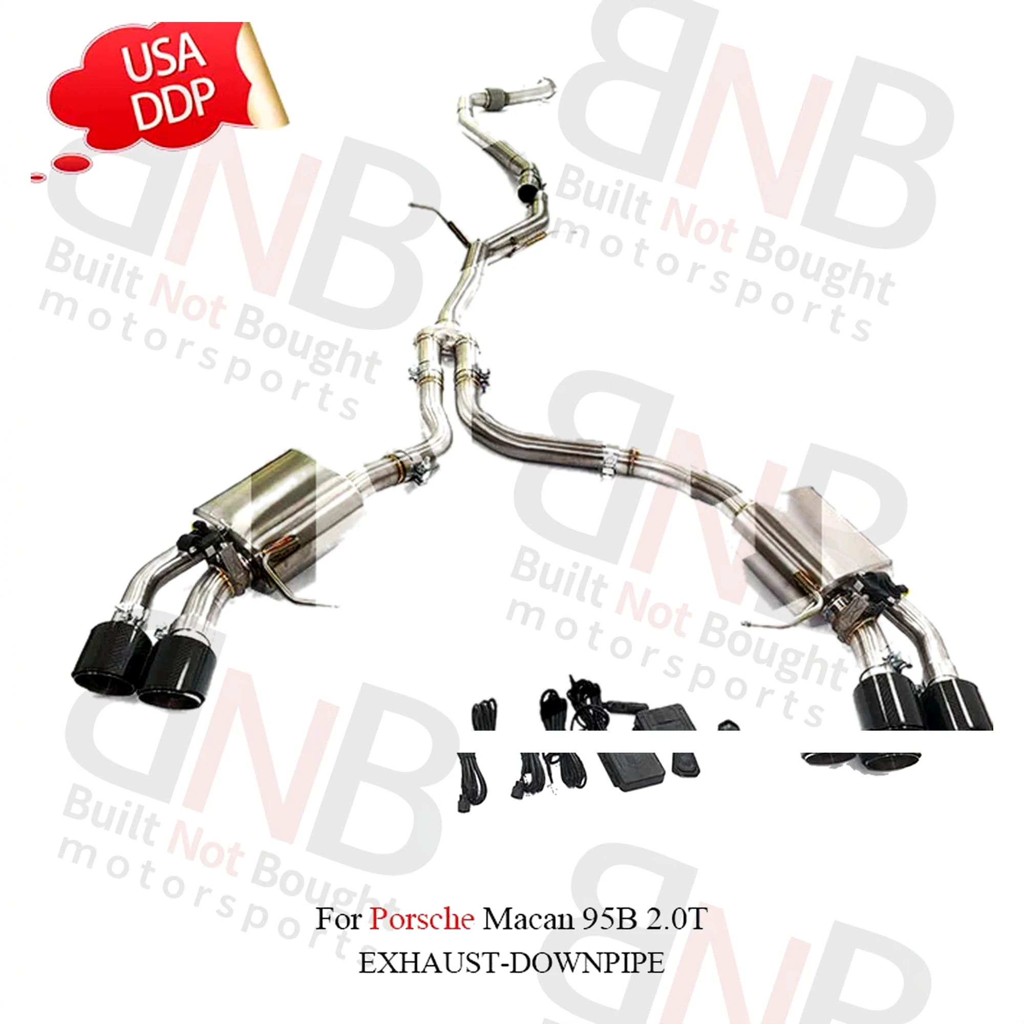 BNB for Porsche Macan 95B 2.0T Stainless Steel Exhaust Catback Front Pipe