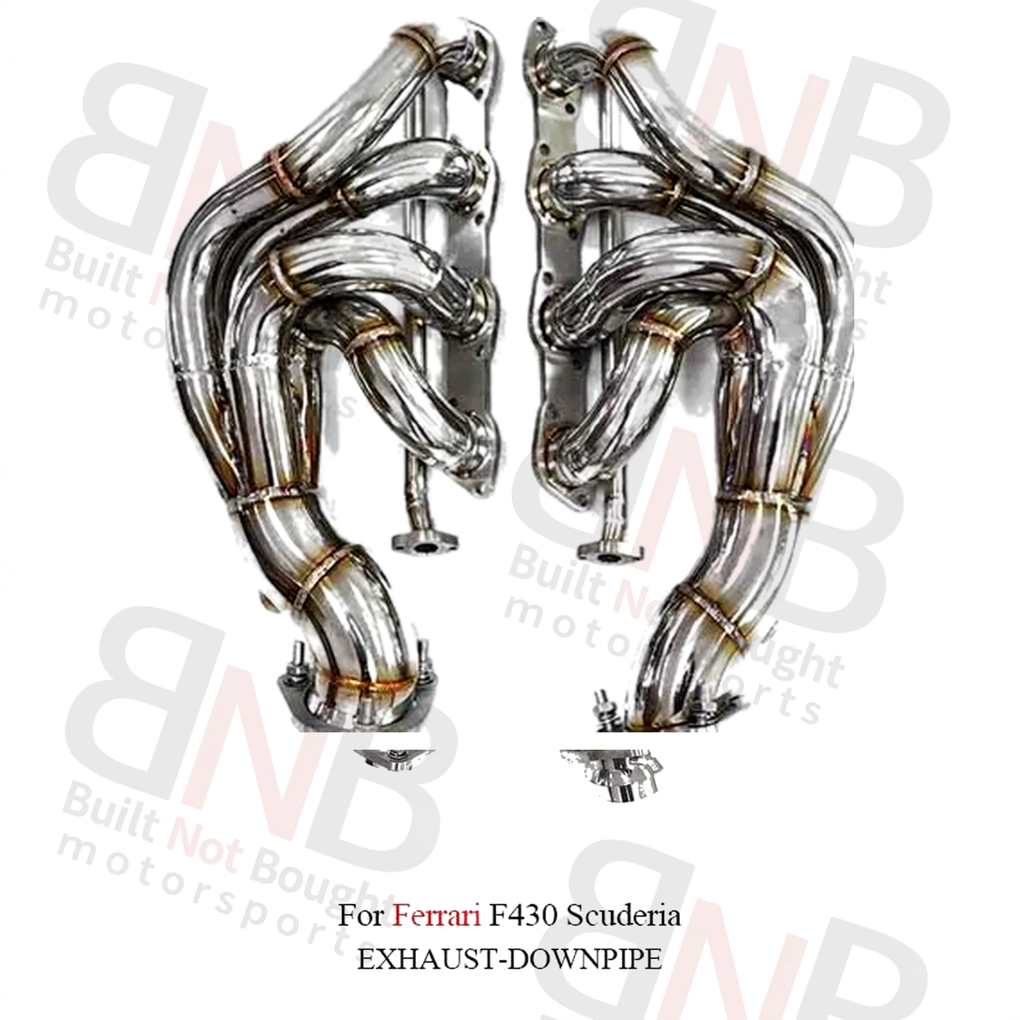 BNB Titaniumz Stainless Steel Tuning Exhaust Header Ferrari F430 Scuderia