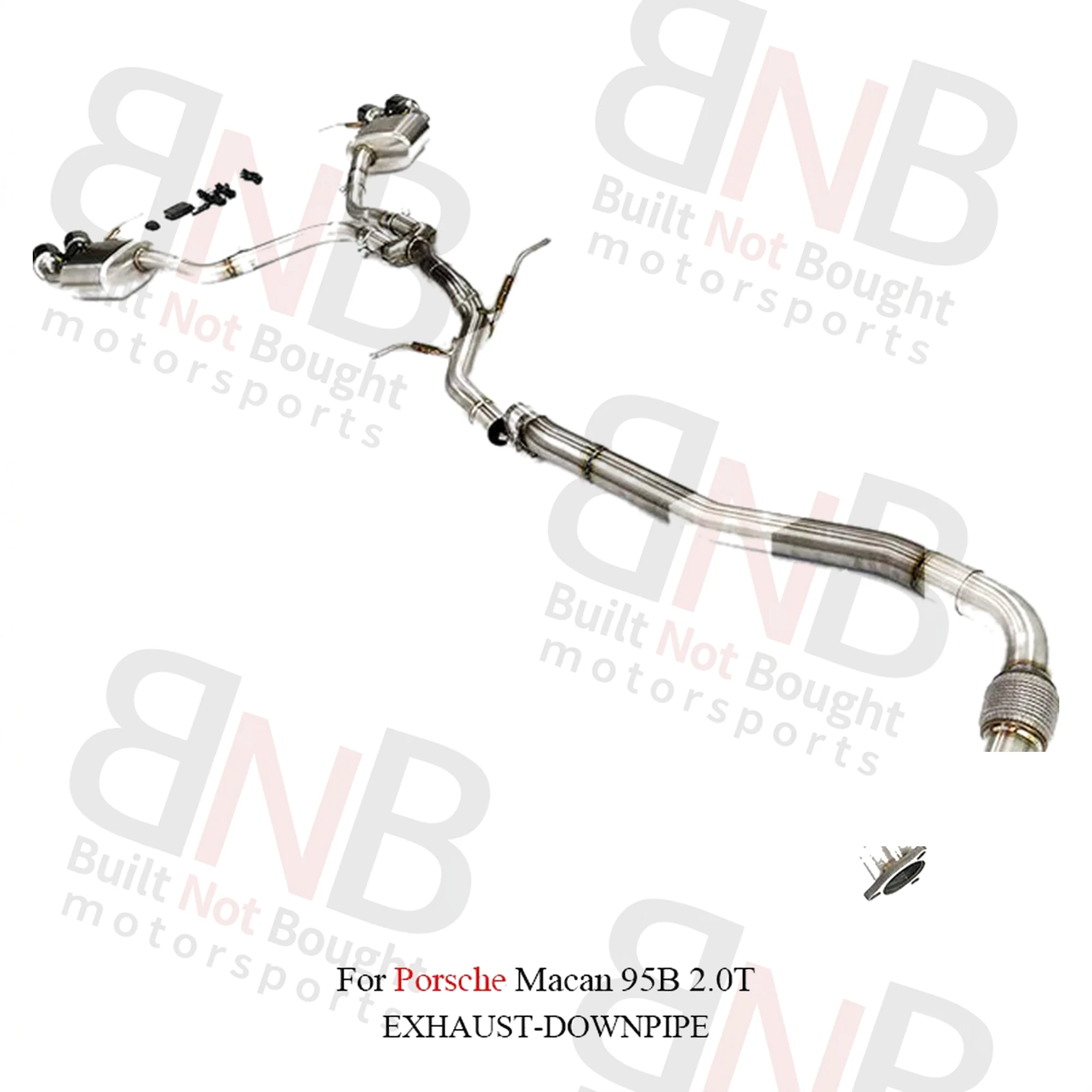 BNB Stainless Steel Exhaust System for Porsche Macan 95B 2.0T