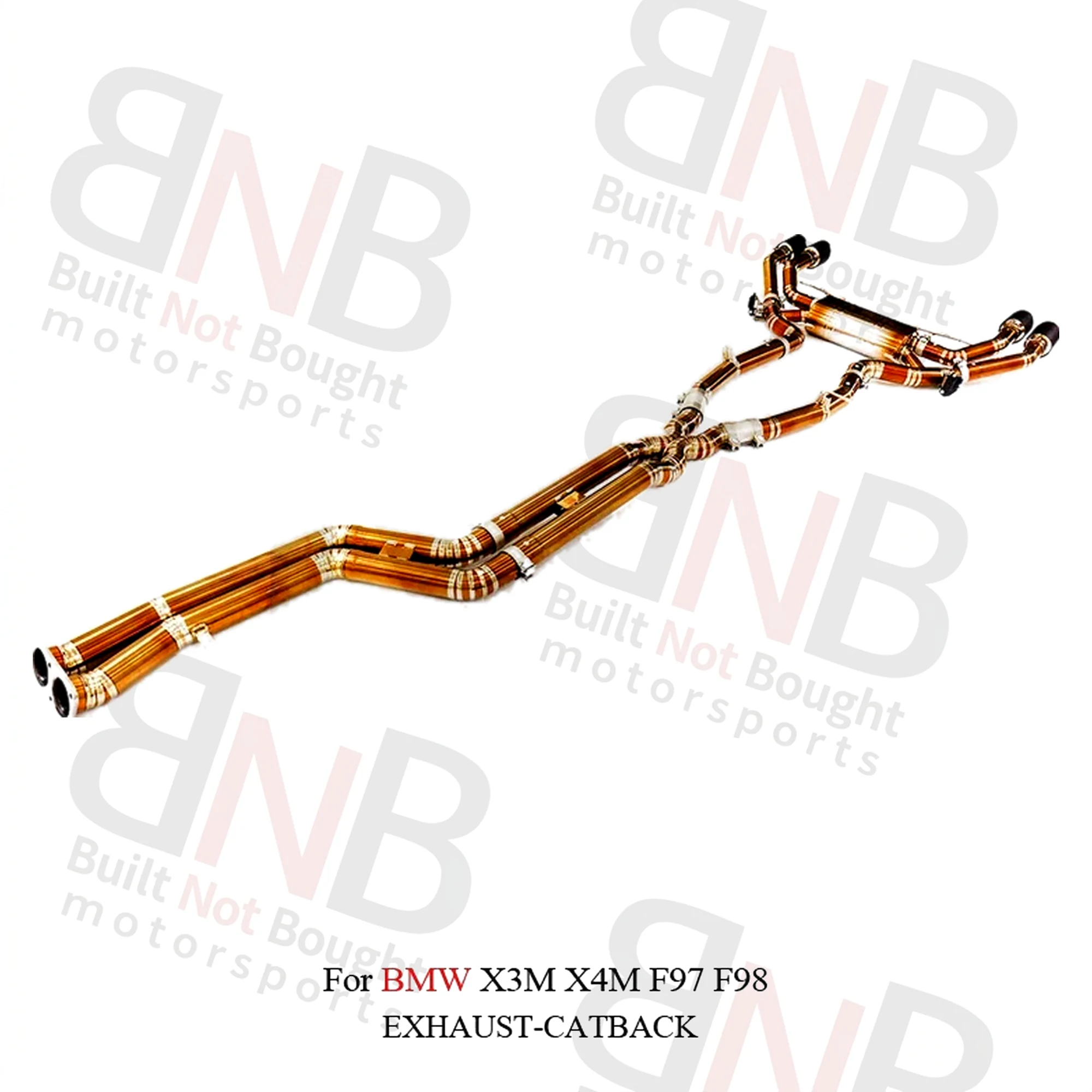 BNB Titaniumz Catback Exhaust Valve System for BMW X3M X4M 2019-2021