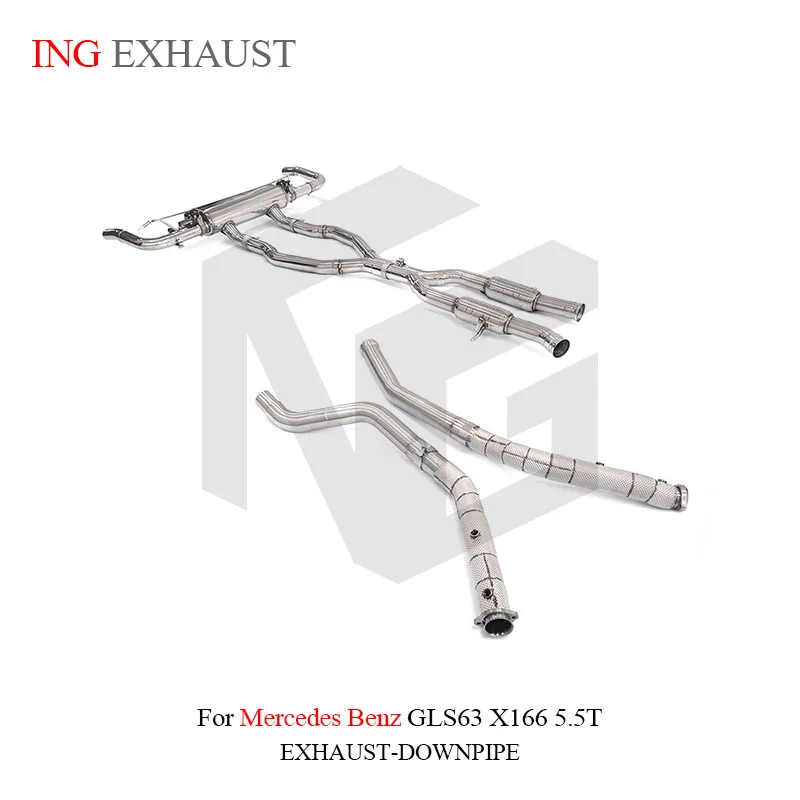 BNB Titaniumz Stainless Steel Catback Exhaust for Mercedes Benz GLS63 X166