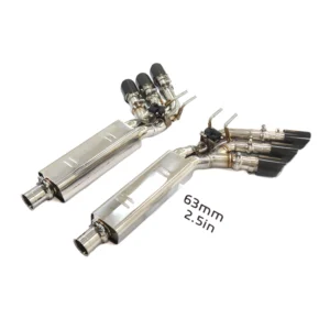 BNB Titaniumz Exhaust Valved Catback Six Exits Mercedes Benz G63 W464 Stainless Steel