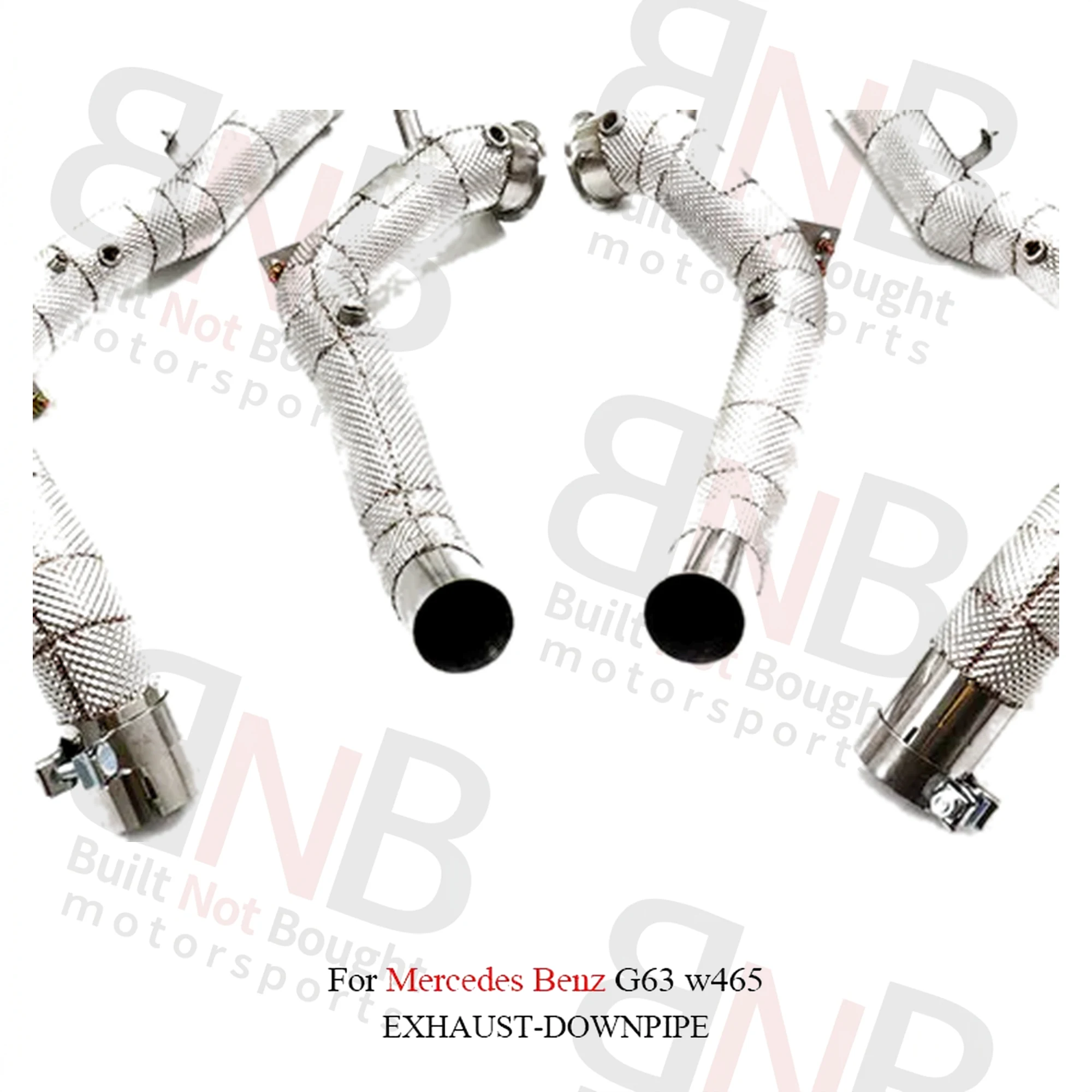 BNB Titaniumz Stainless Steel Straight Pipe Exhaust Downpipe G63 W465
