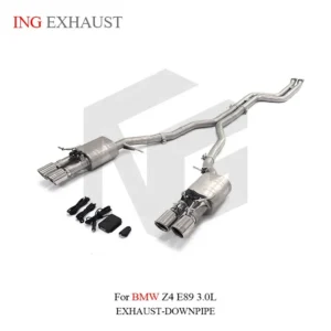 BNB Titaniumz Valvetronic Cat-Back Exhaust BMW Z4 E89 3.0L Silvery