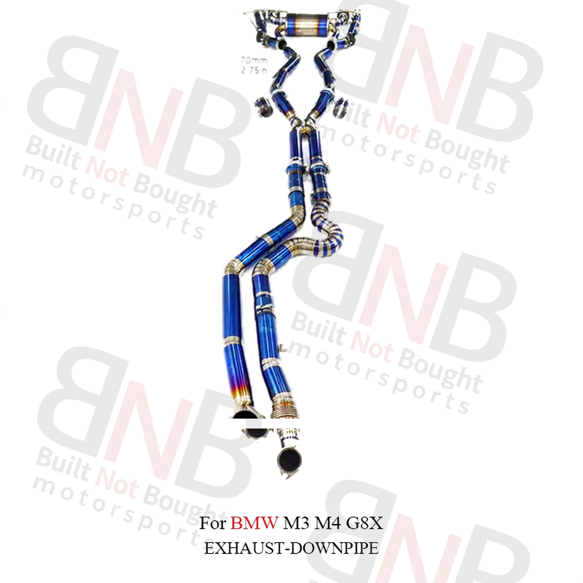 BNB Titaniumz Valvetonic Exhaust Catback for BMW M3 M4 G8X