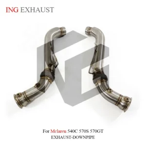 BNB Titaniumz Stainless Steel Downpipe for McLaren 540C 570S 570GT