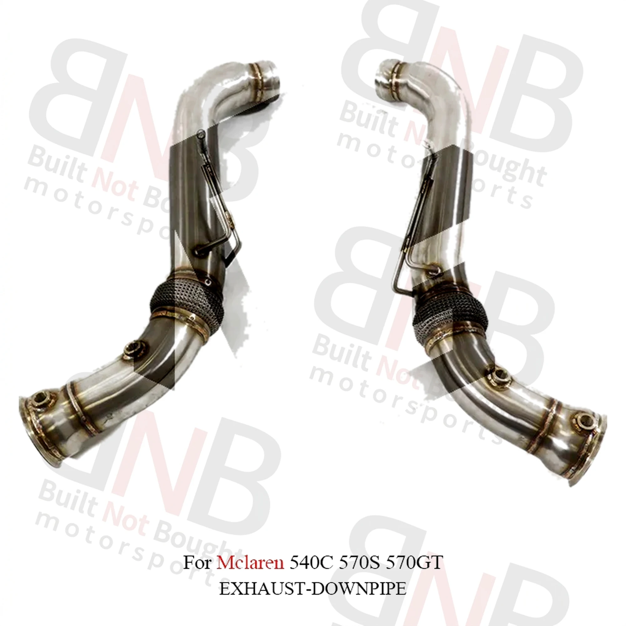 BNB Titaniumz Stainless Steel Downpipe for McLaren 540C 570S 570GT