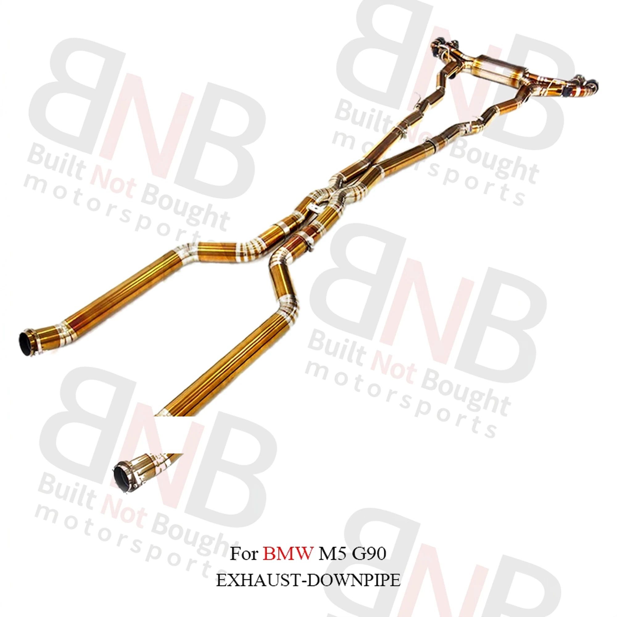BNB Titaniumz BMW M5 G90 Catback Exhaust Titanium Pipes Valvetronic Muffler